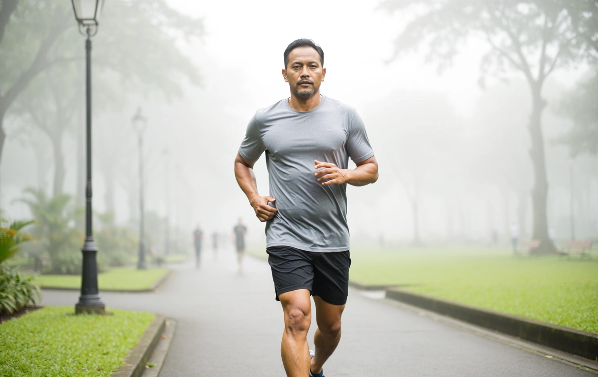 Healthy male lifestyle